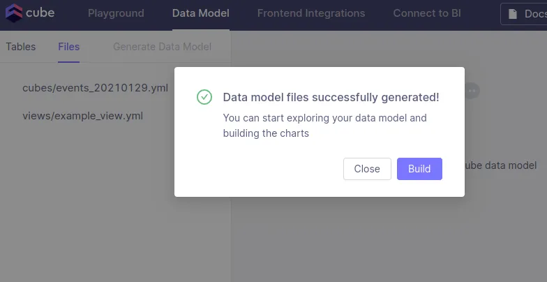 created datemodel