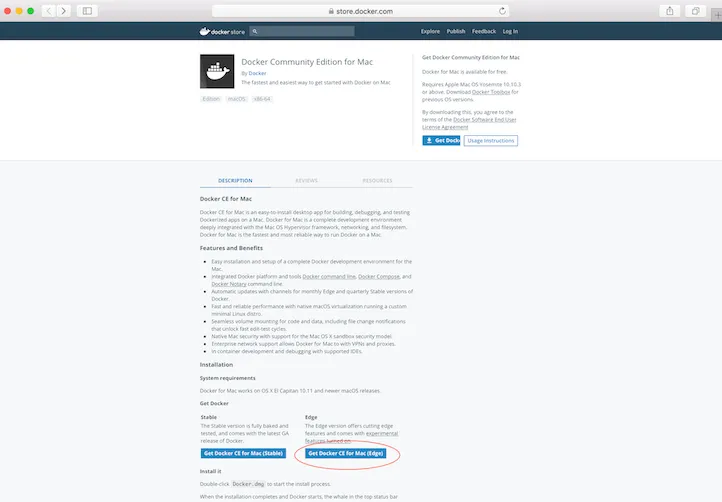 download docker for mac
