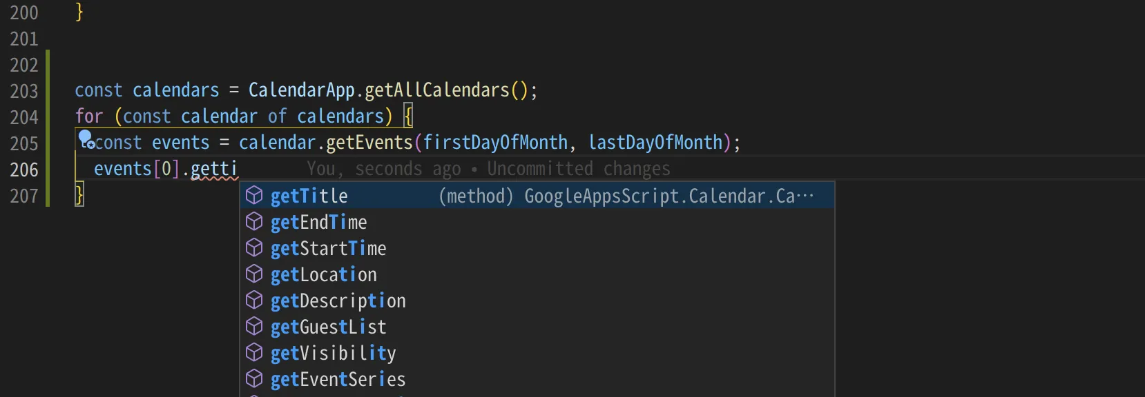 apps script ts