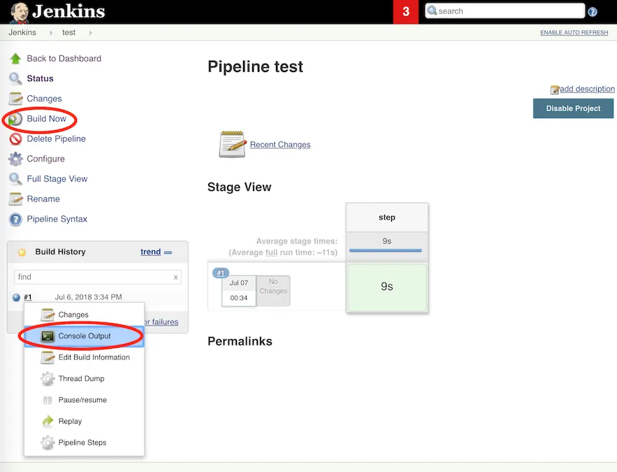 create pipeline
